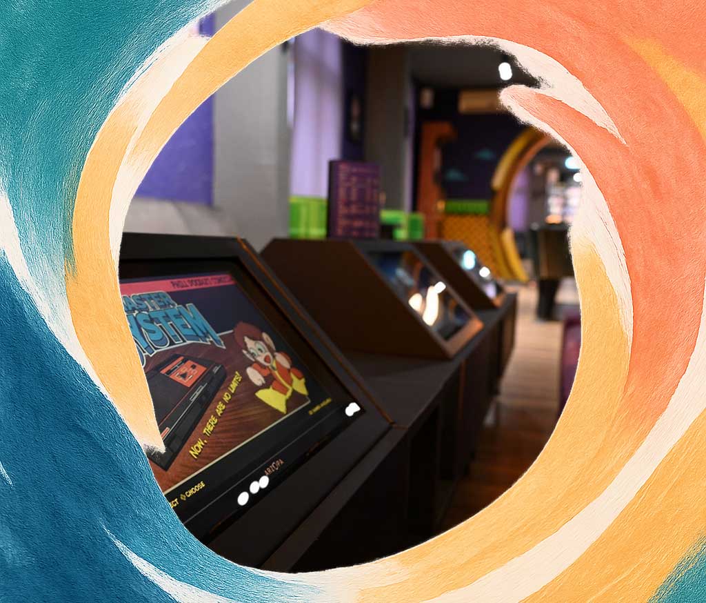 The Retro Game bar in Sofia features playing tables full of popular games from the 20th century